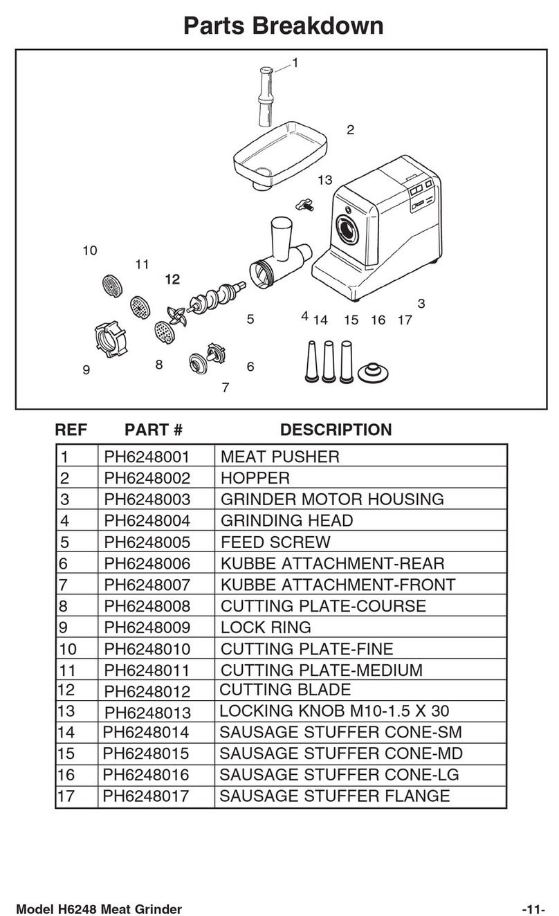 Grizzly H6248 Parts Breakdown