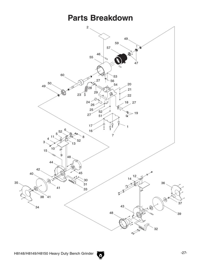 Grizzly H8150 Parts Breakdown