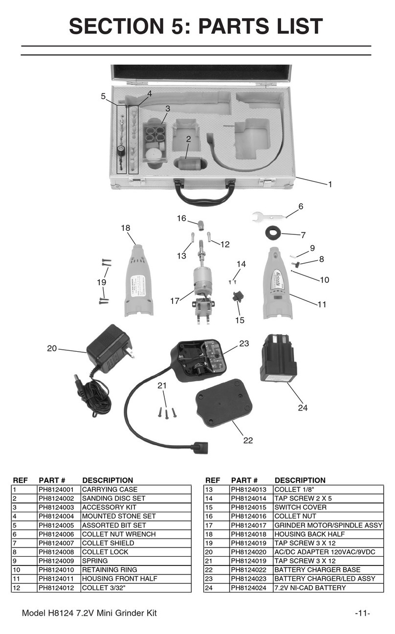 Grizzly H8124 User manual