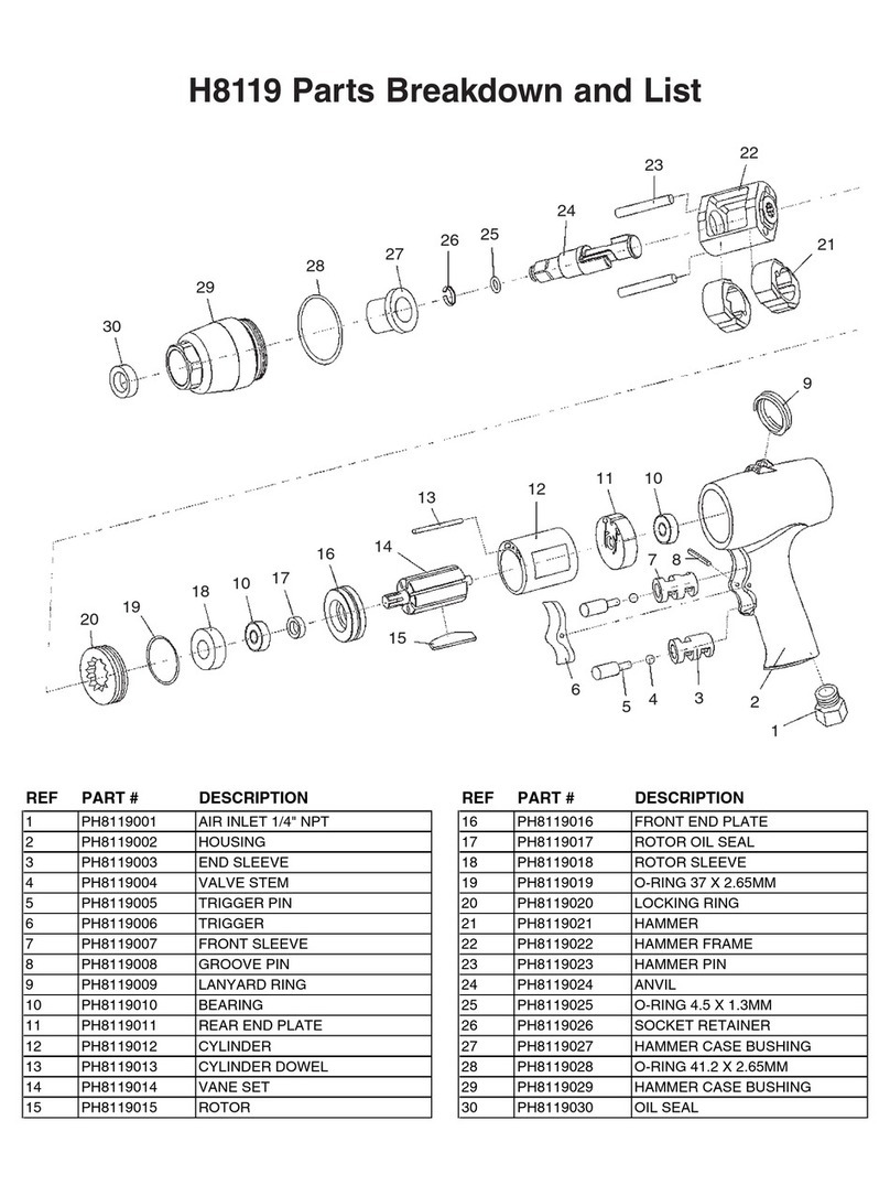 Grizzly H8119 Parts Breakdown