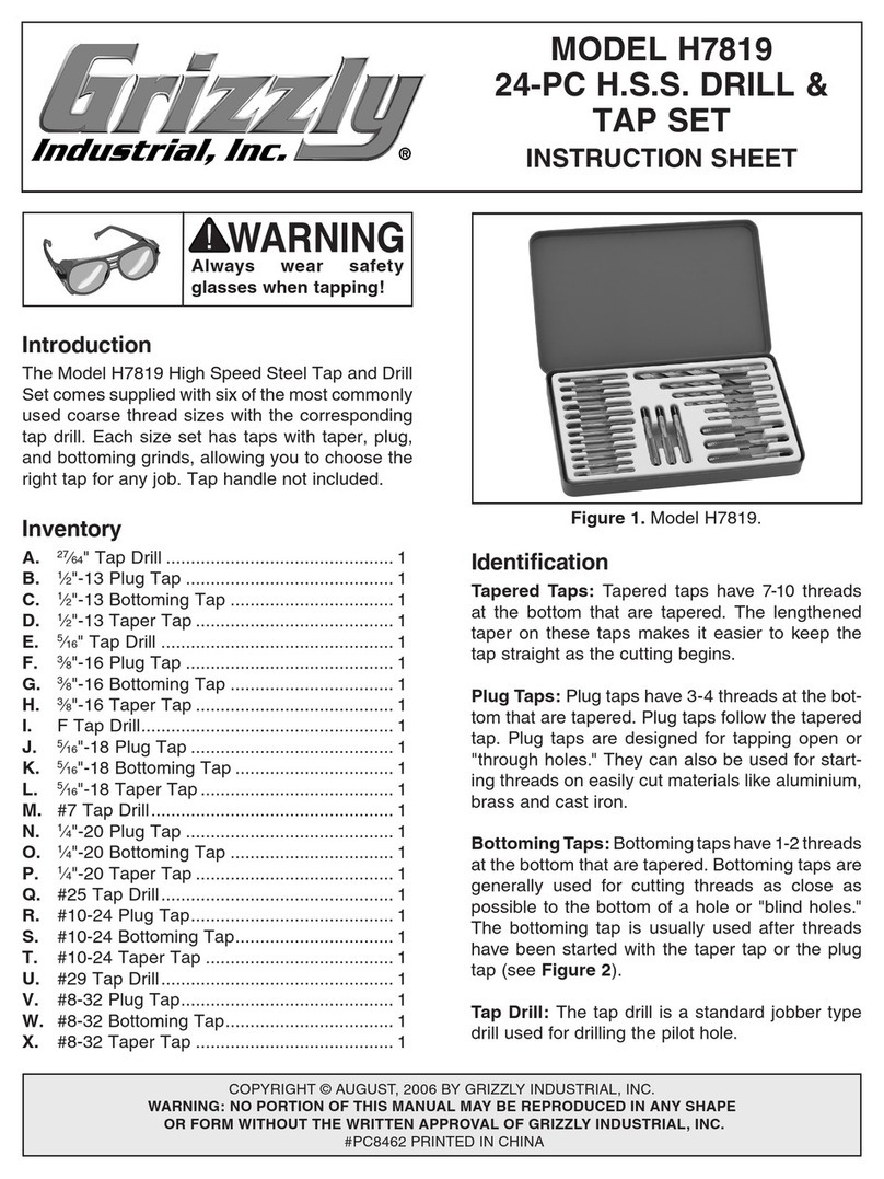 Grizzly H7819 User manual