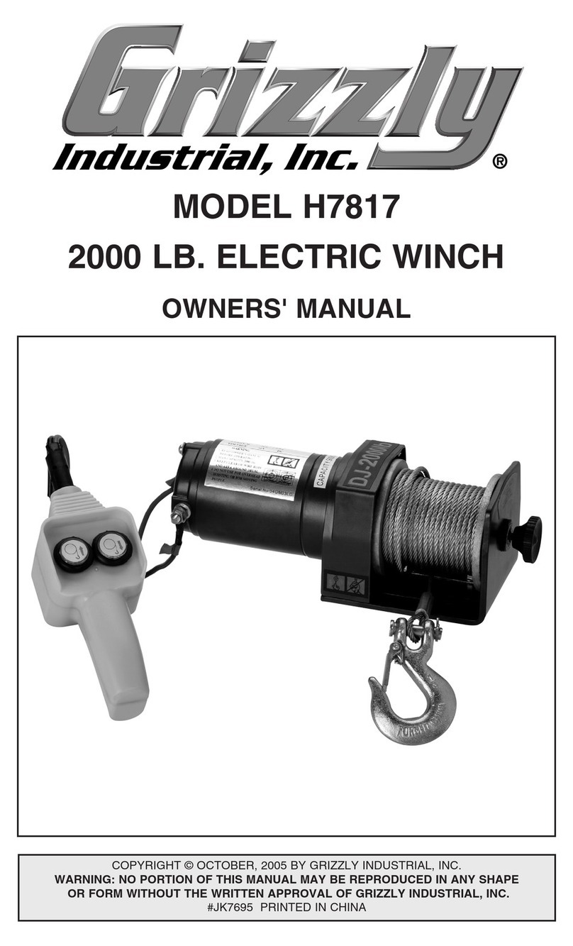 Grizzly H7817 owner's manual
