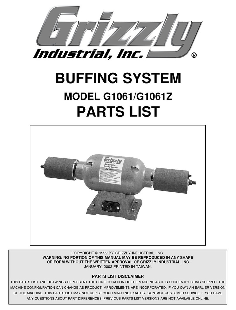 Grizzly G1061 User manual