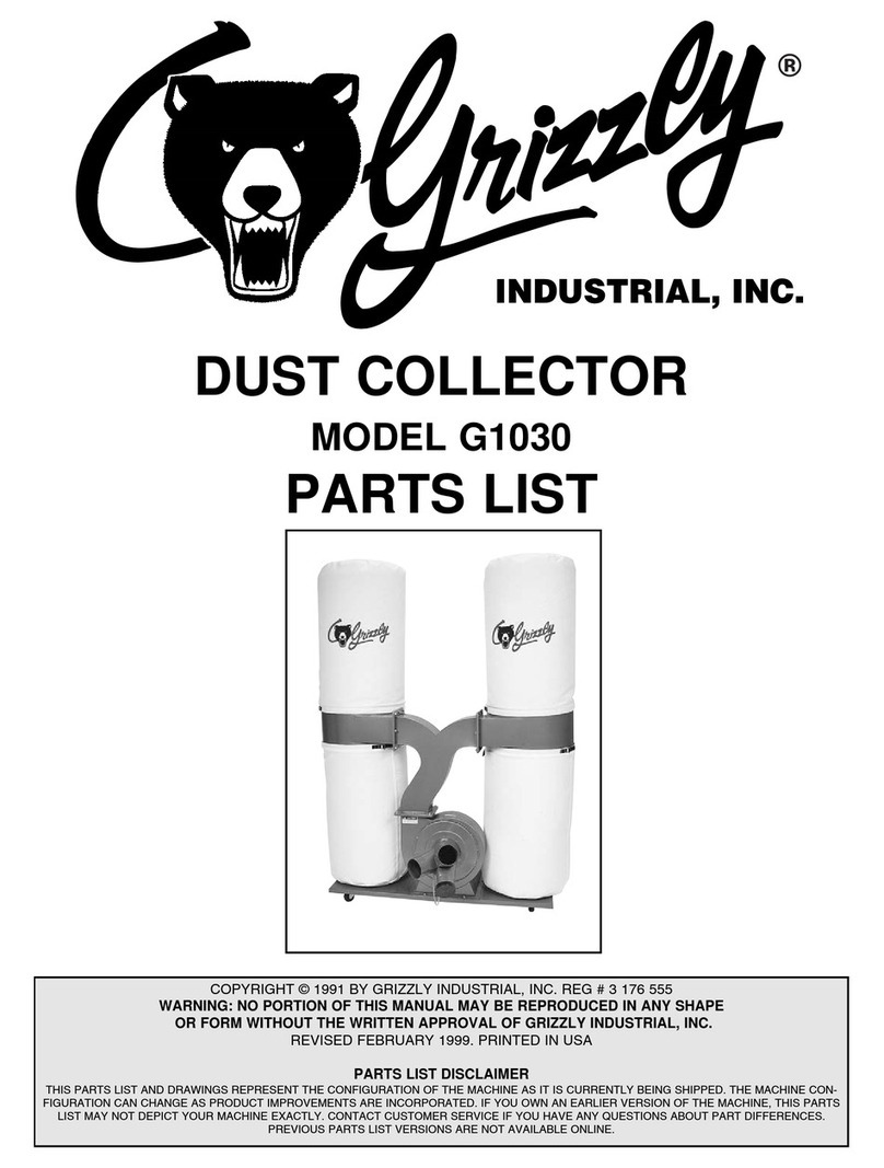 Grizzly G1030 parts list