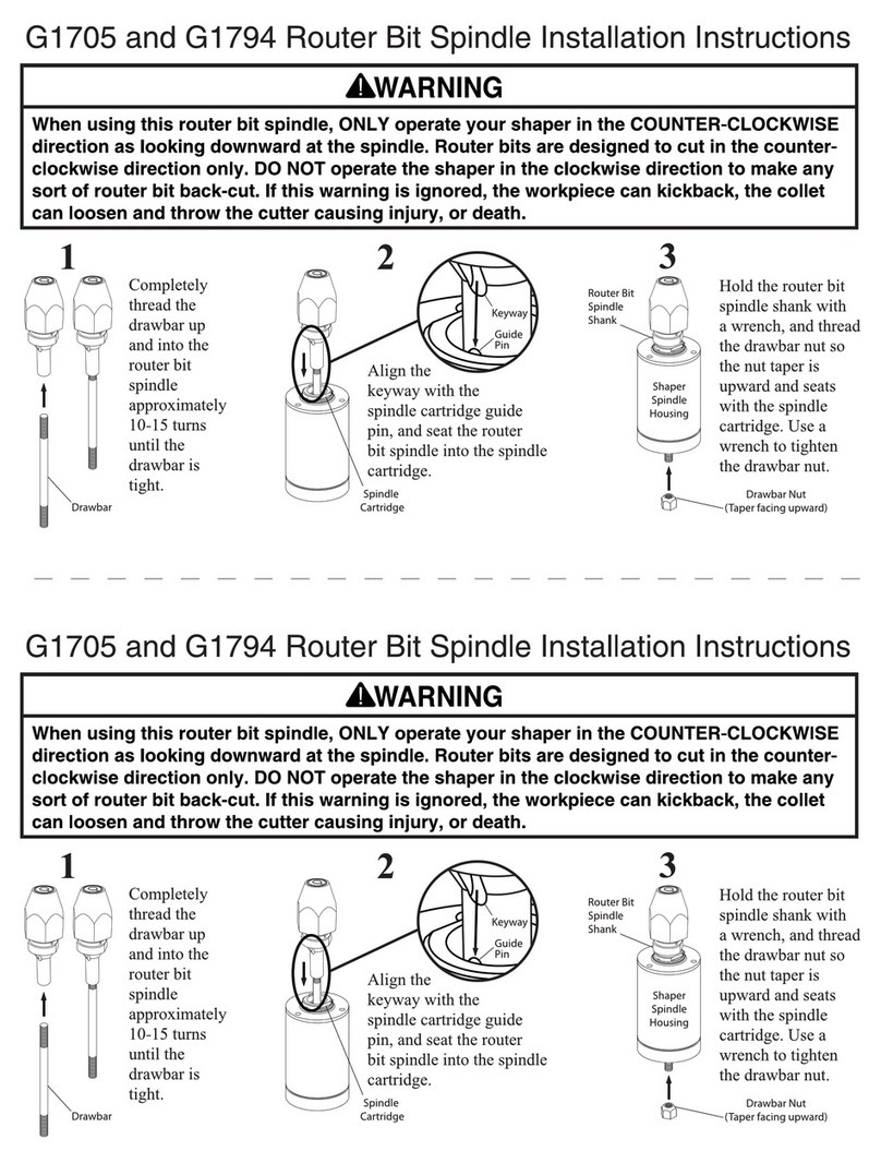 Grizzly G1705 installation instructions