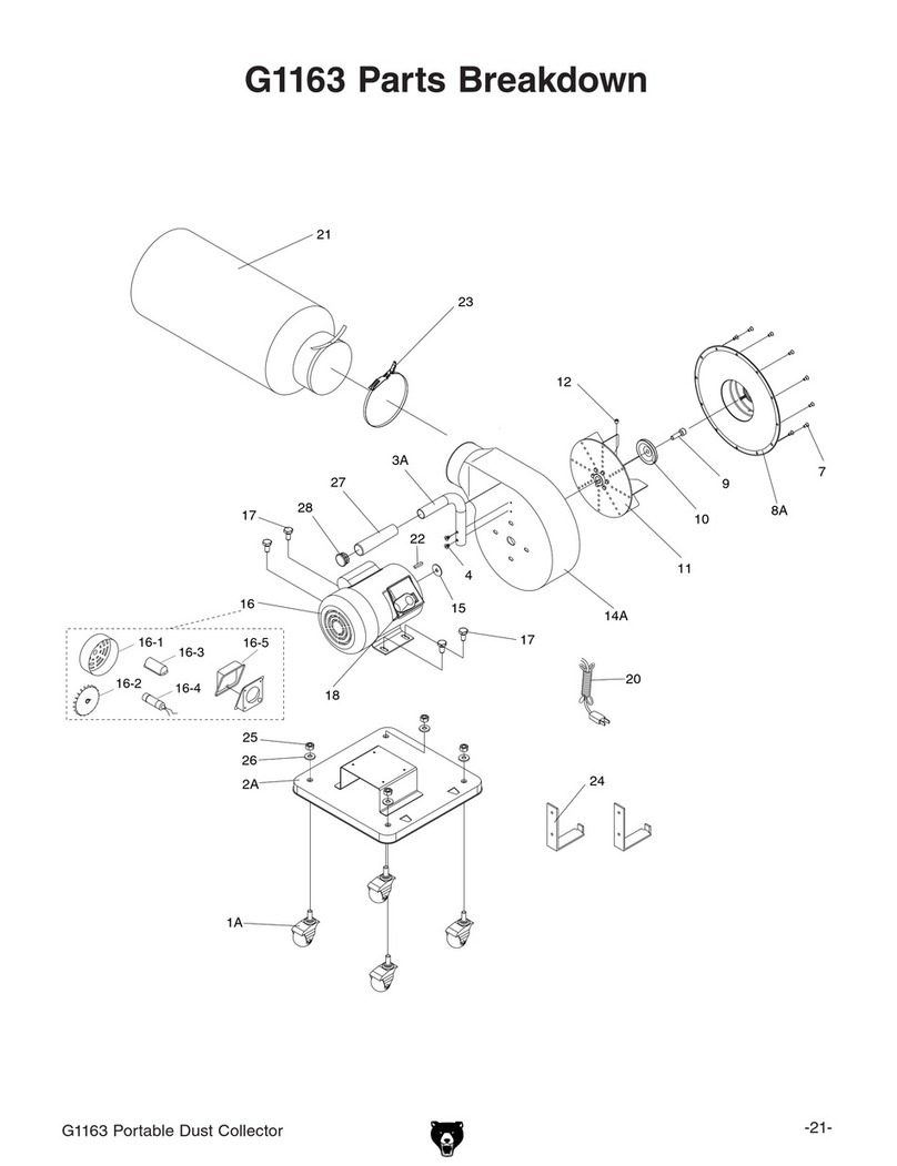 Grizzly G1163 User manual
