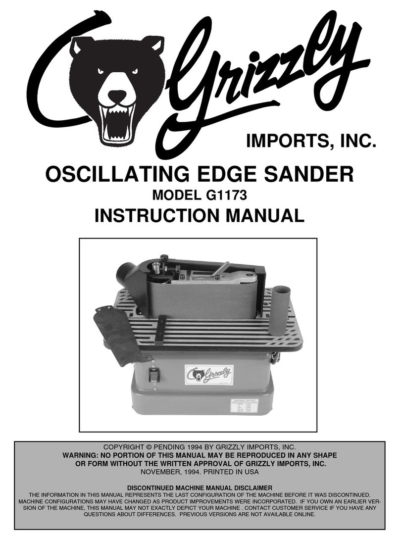 Grizzly G1173 instruction manual