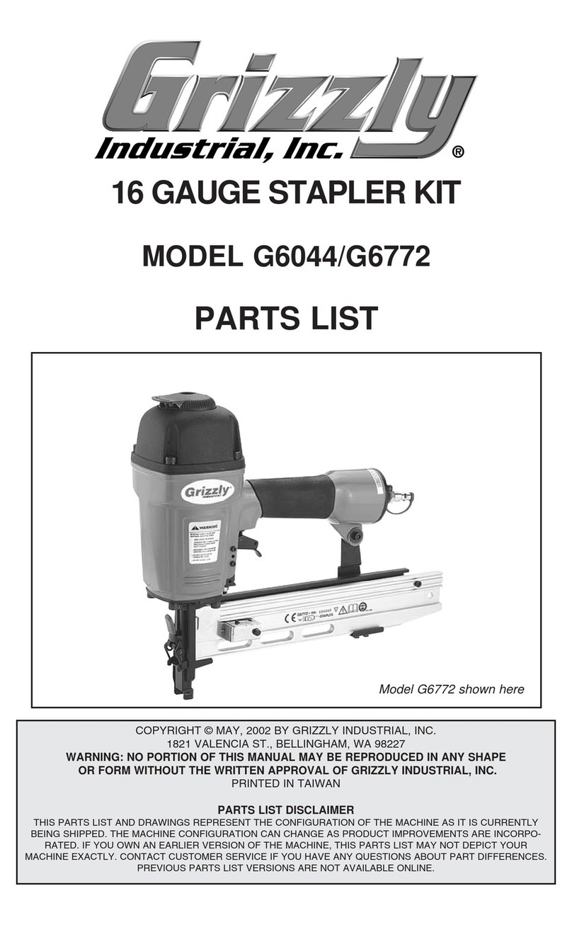 Grizzly G6044 User manual