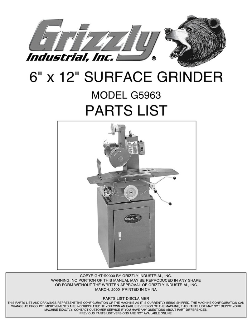 Grizzly G5963 parts list
