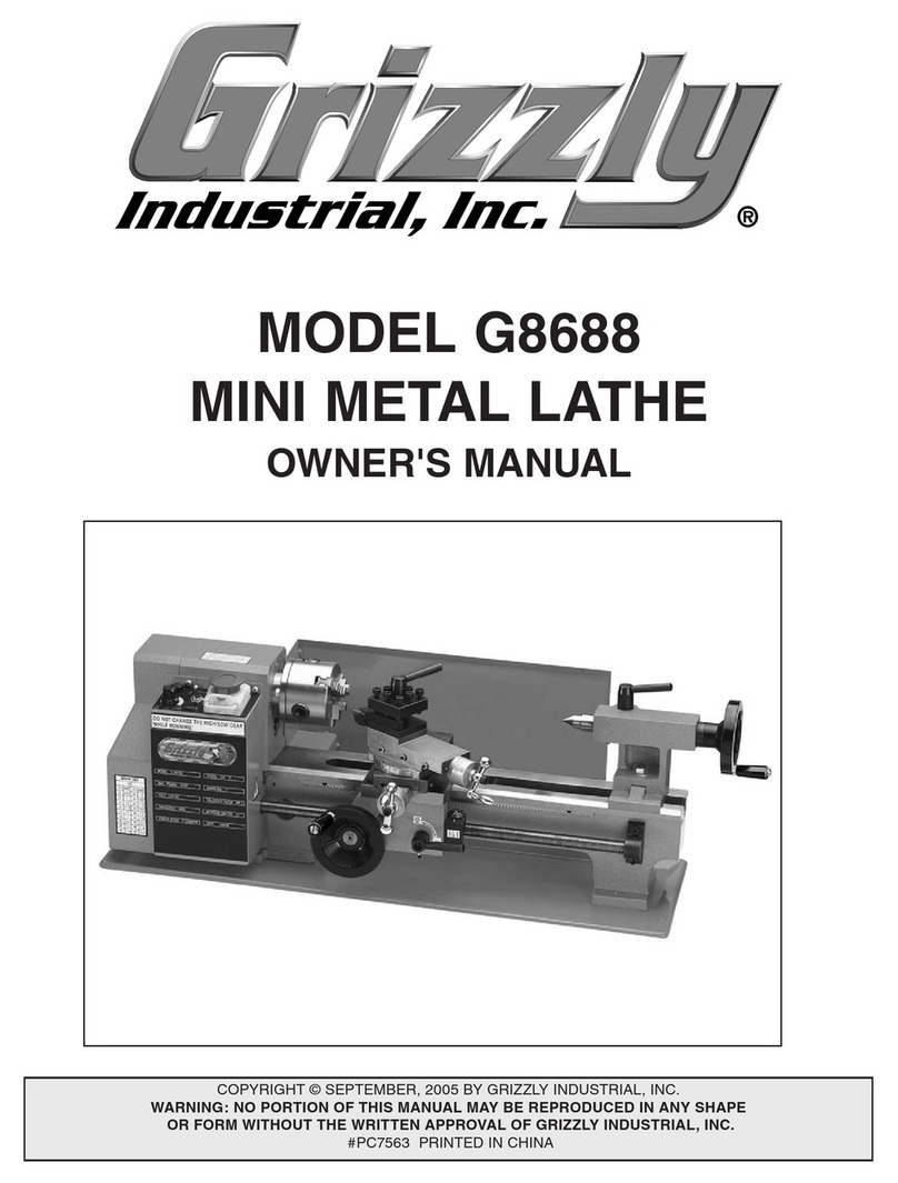 Grizzly G8688 User manual