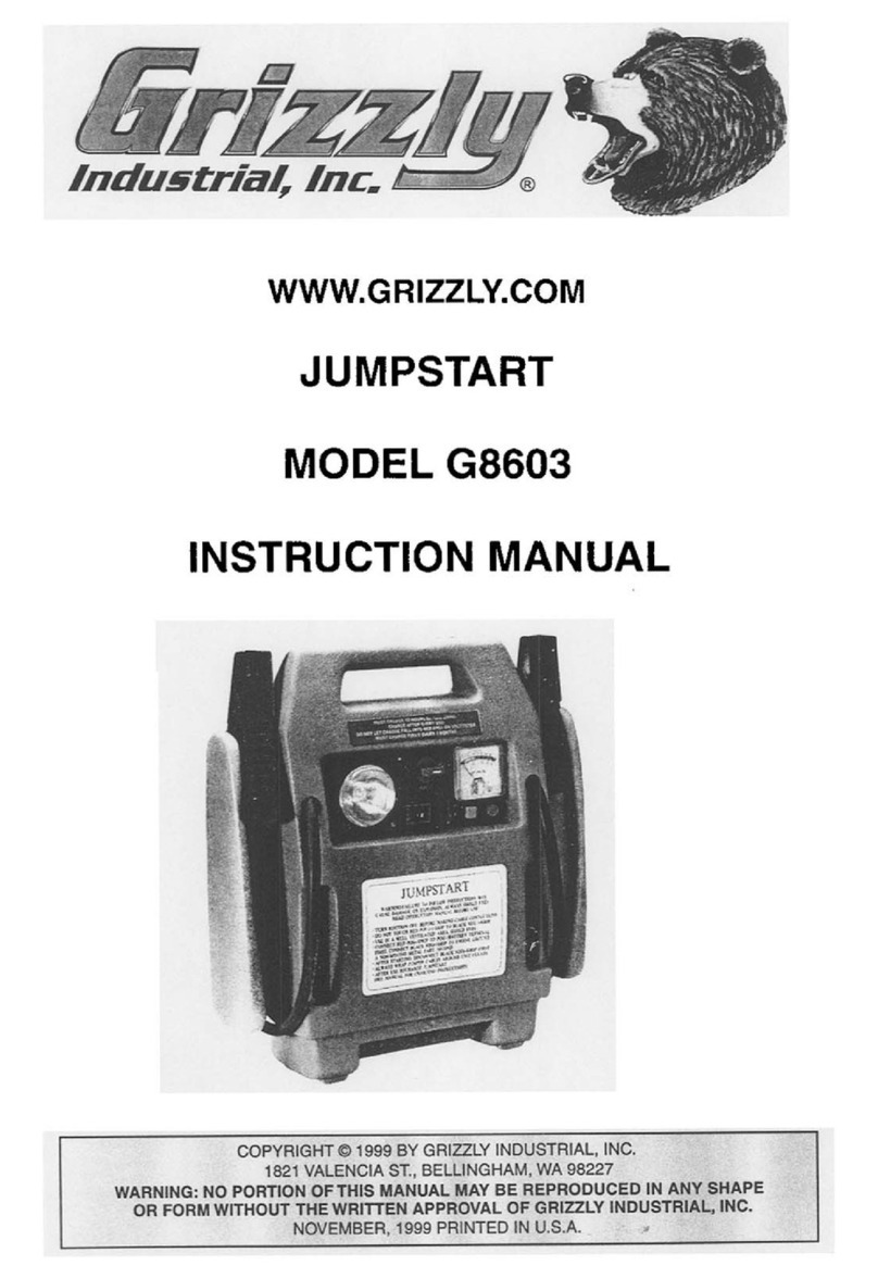 Grizzly G8603 instruction manual