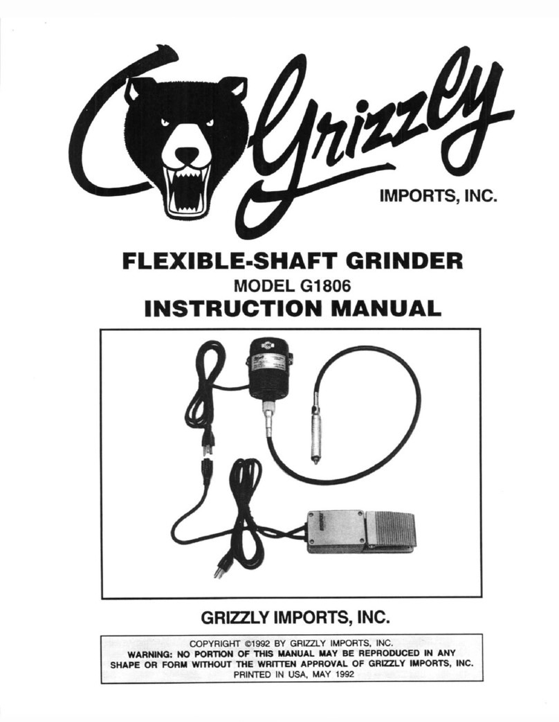 Grizzly G1806 instruction manual