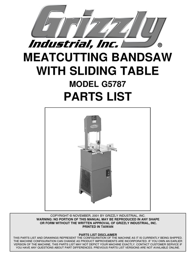 Grizzly G5787 User manual