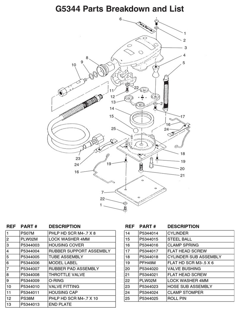 Grizzly G5344 Parts Breakdown