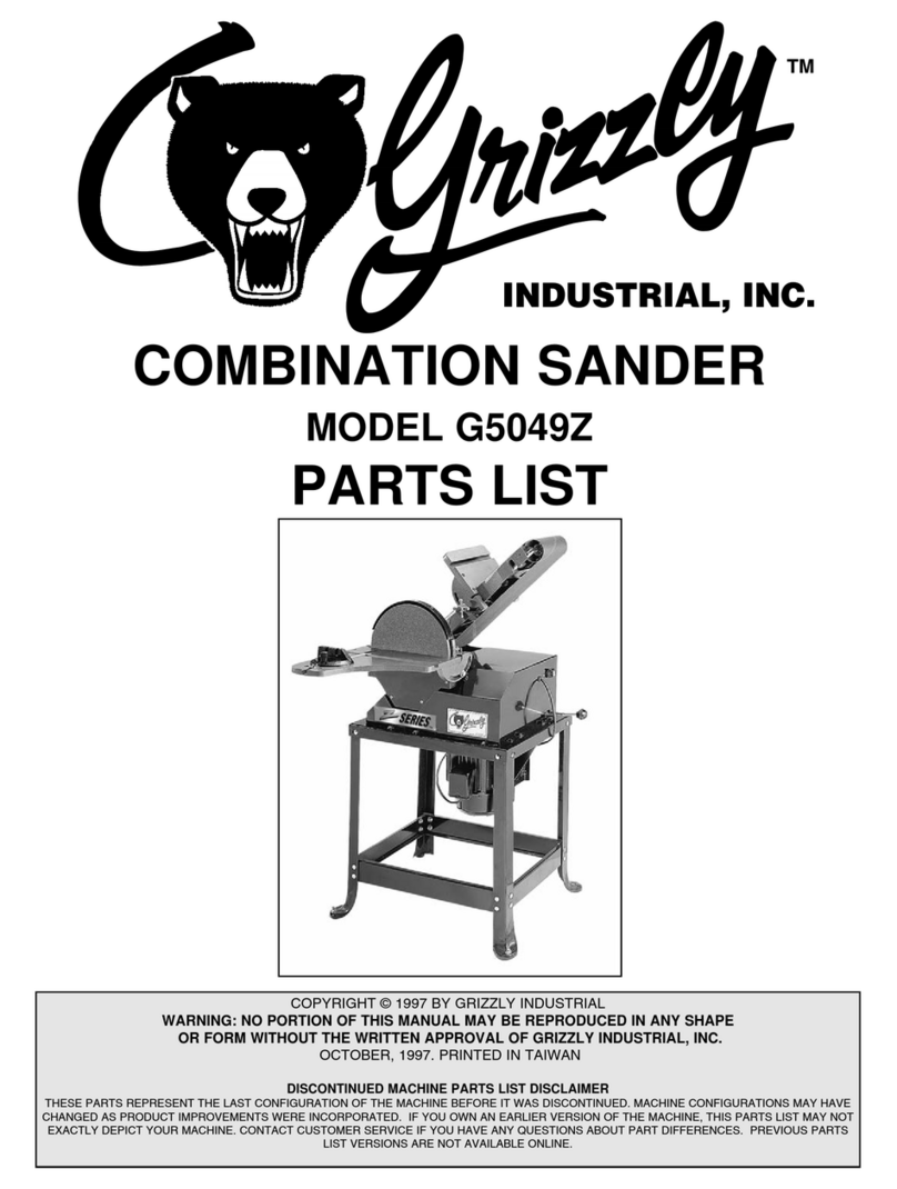 Grizzly G5049Z parts list