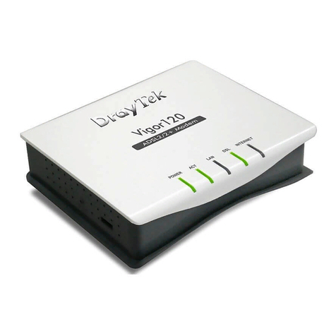 Draytek Vigor 120 User manual