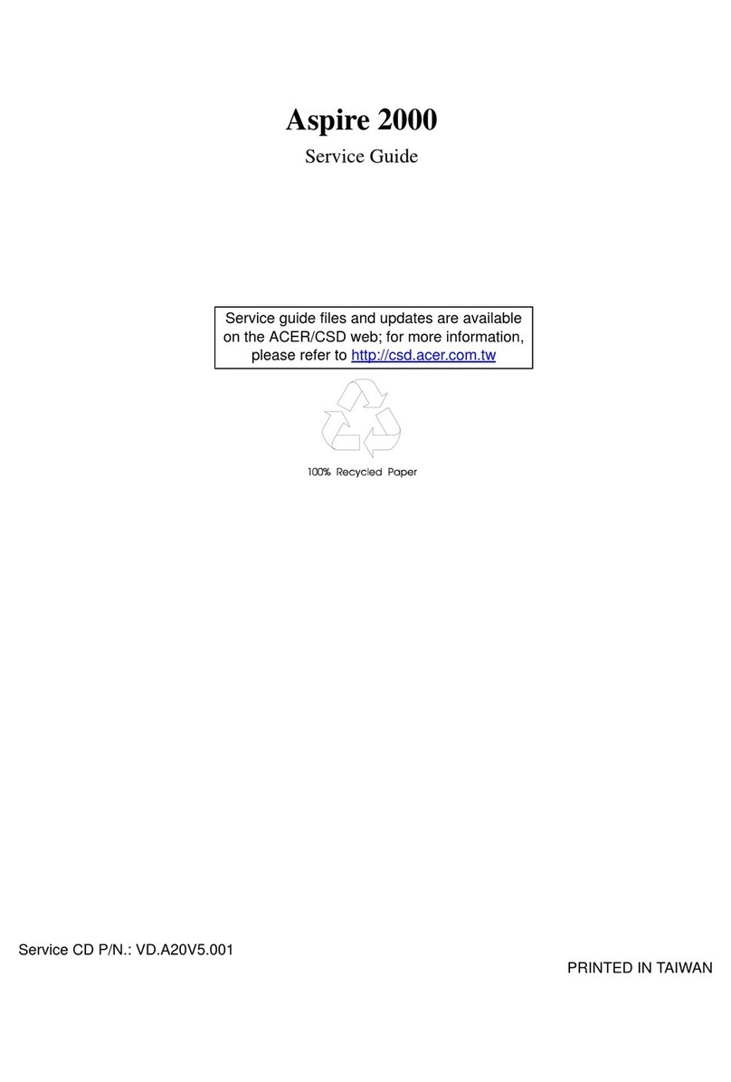 Acer Aspire 2000 Service guide