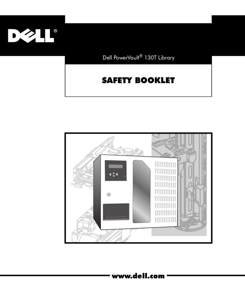 Dell POWER VAULT 130T LIBRARY 130T Installation and operation manual