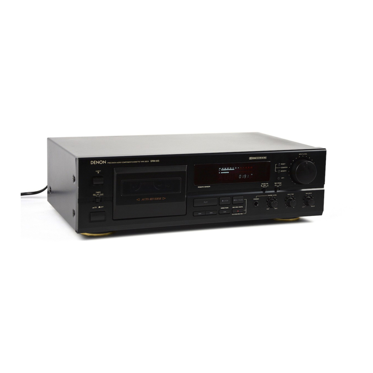 Denon DRM-555 operating instructions