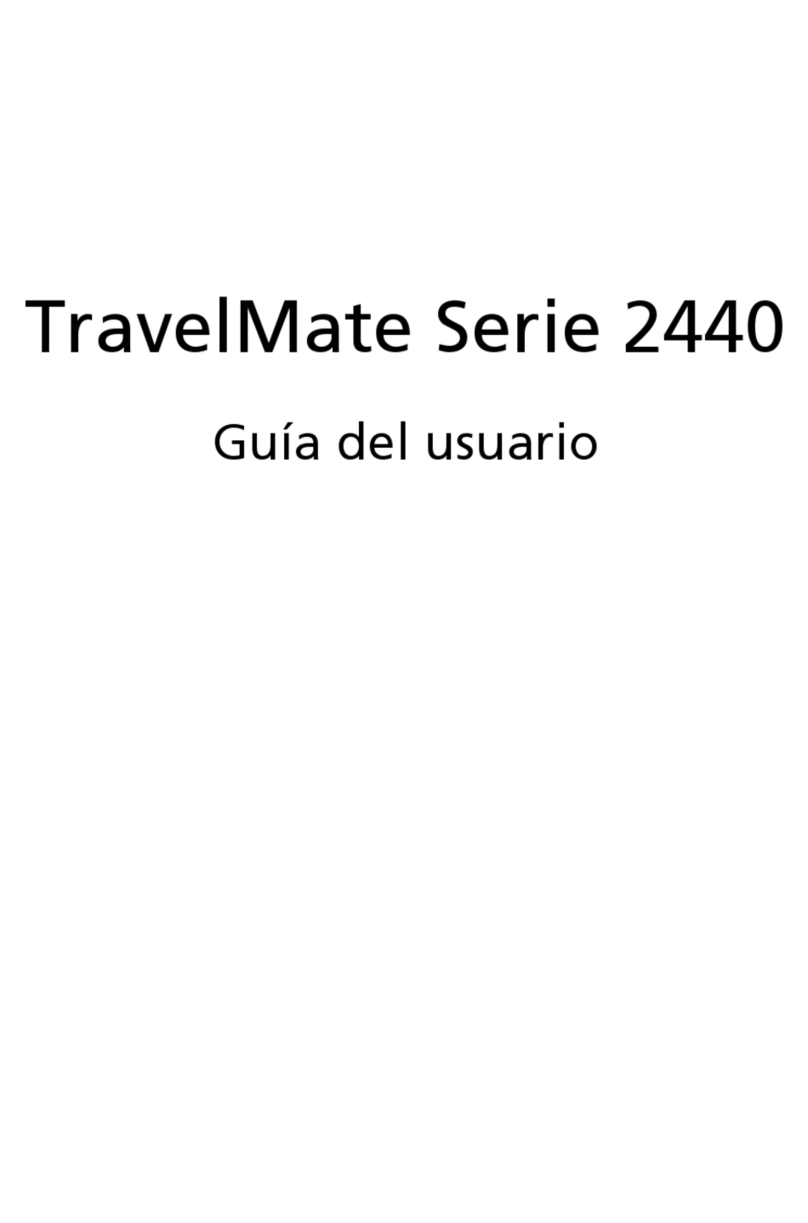 Acer TravelMate 2440 Series Quick start guide