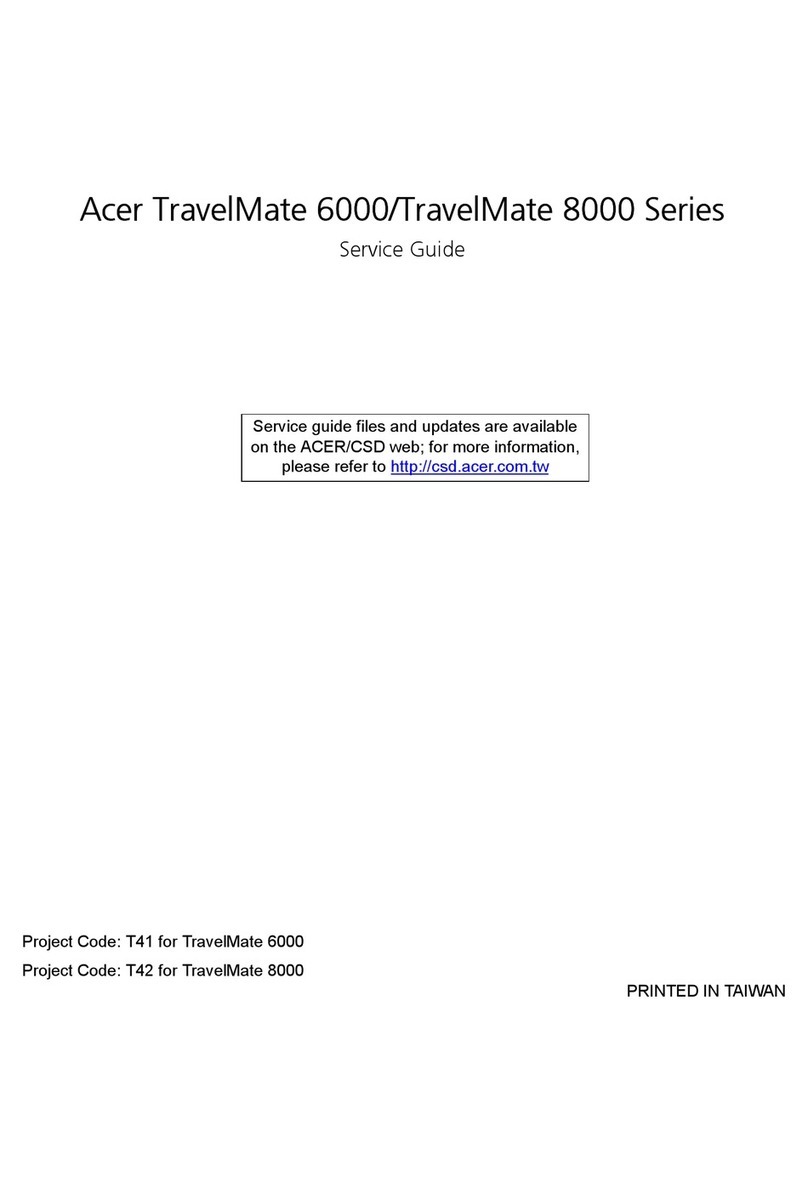 Acer TravelMate 6000 User manual