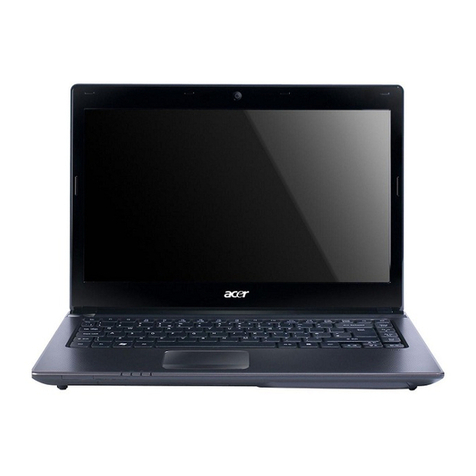 Acer Aspire 4750 quick guide