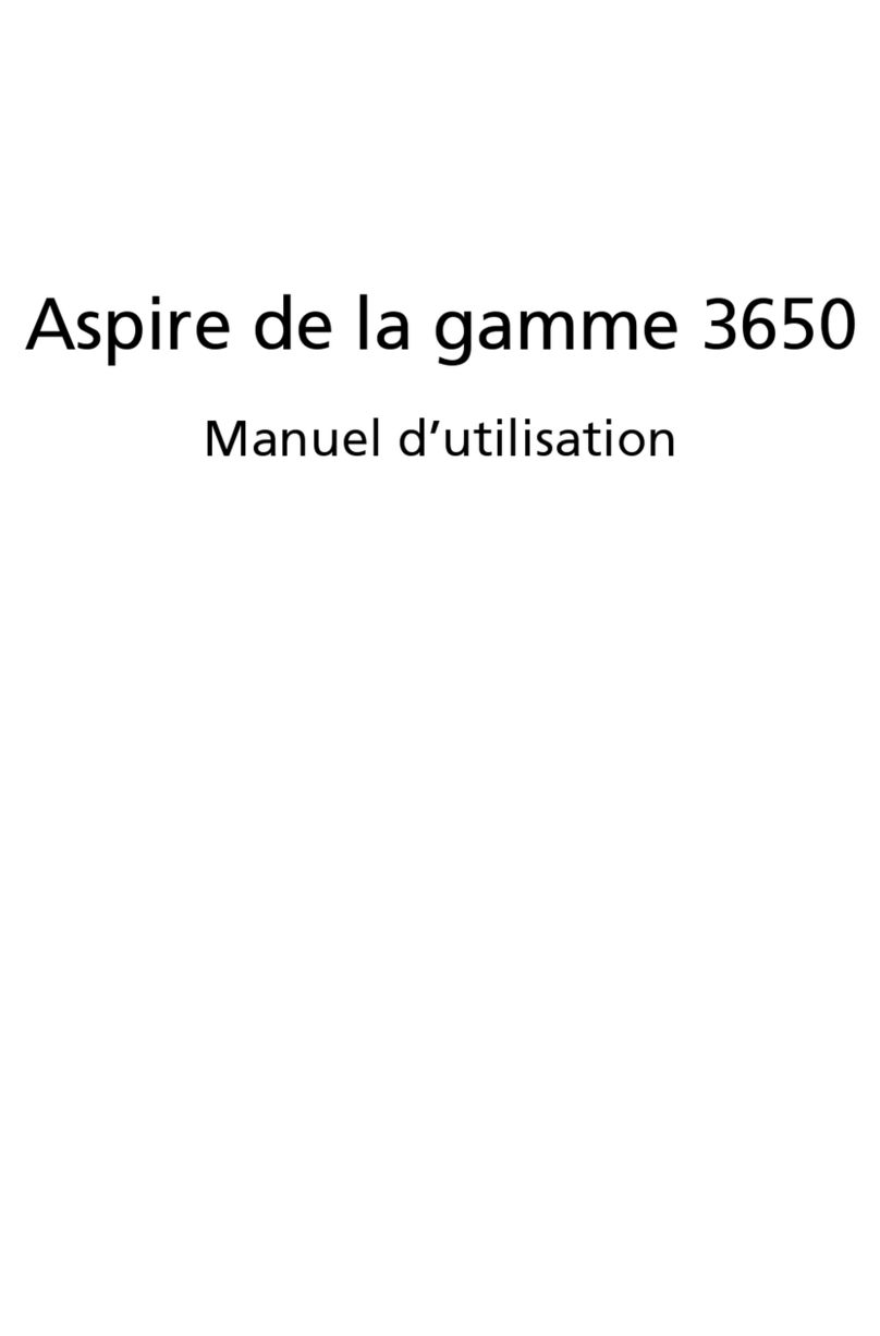 Acer Aspire 3650 Manuel d'utilisation