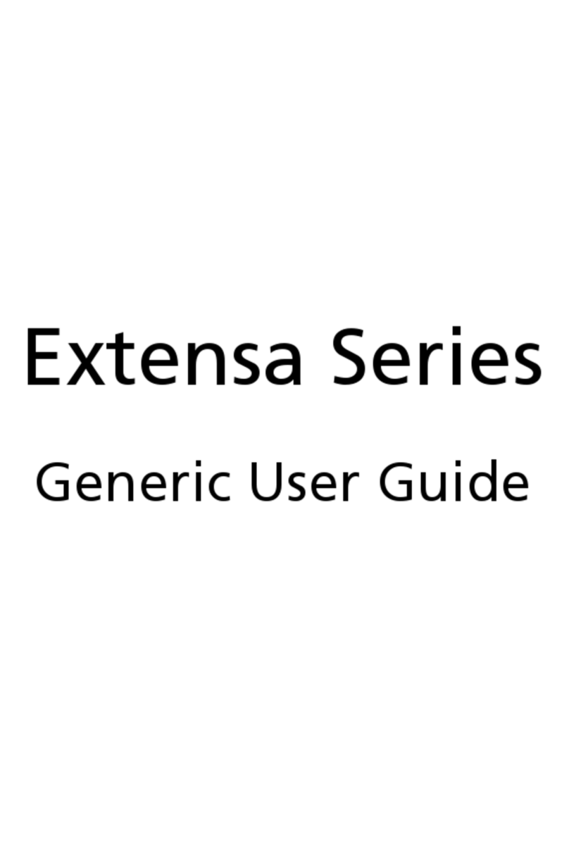Acer Extensa 2900E User manual Acer Extensa 2900E User manual