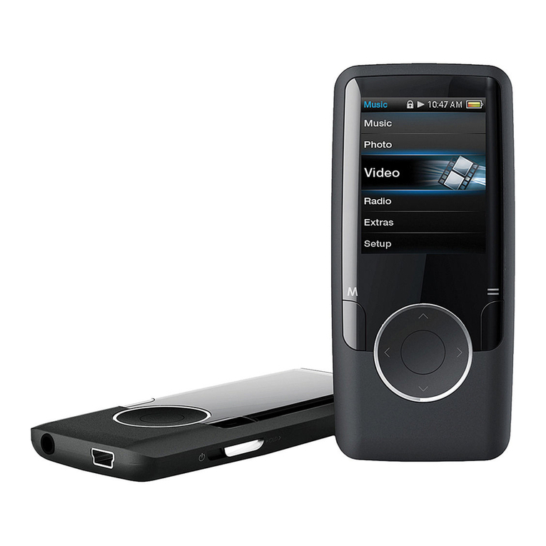 Coby MP620-2GBLK User manual