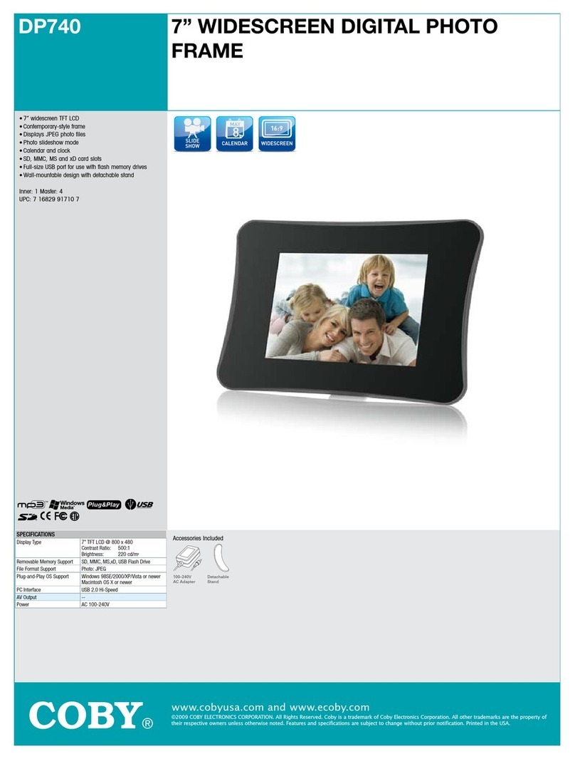 Coby DP-740 Specifications