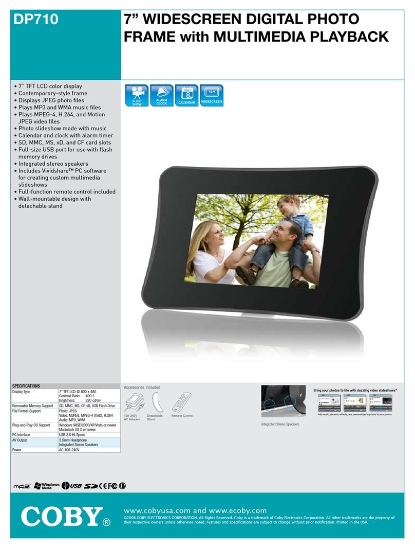 Coby DP-710 User manual