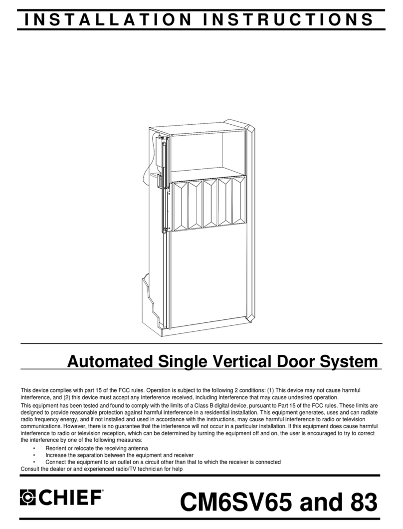 CHIEF CM6SV65 User manual