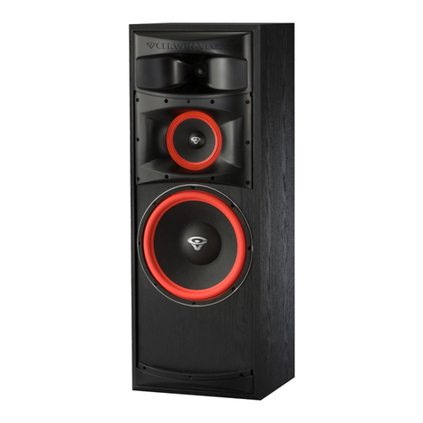 Cerwin-Vega XLS Series XLS-12 User manual Cerwin-Vega XLS Series XLS-12 User manual