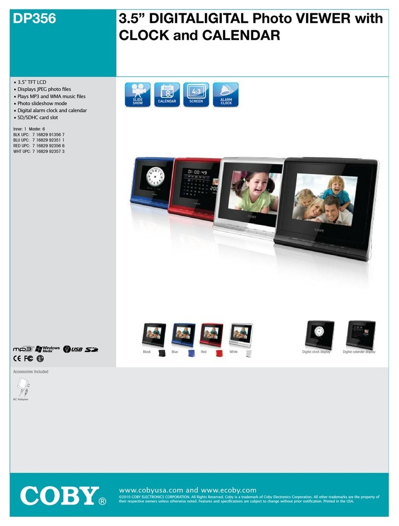 Coby DP356 User manual