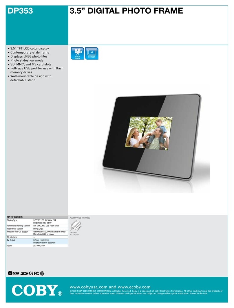 Coby DP-353 User manual