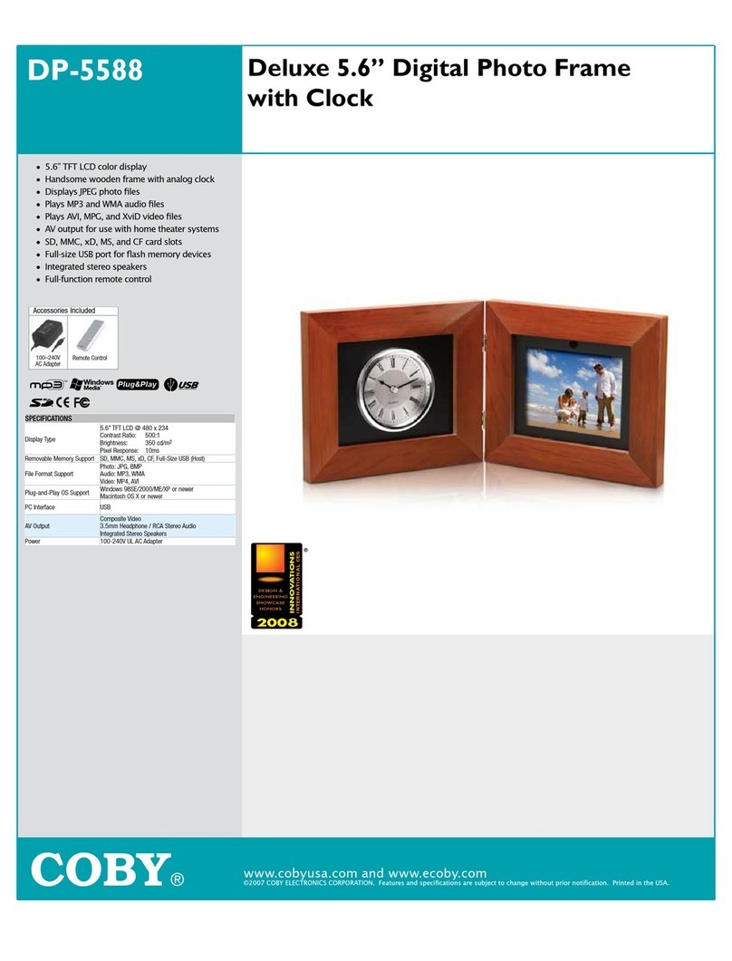 Coby DP-5588 User manual