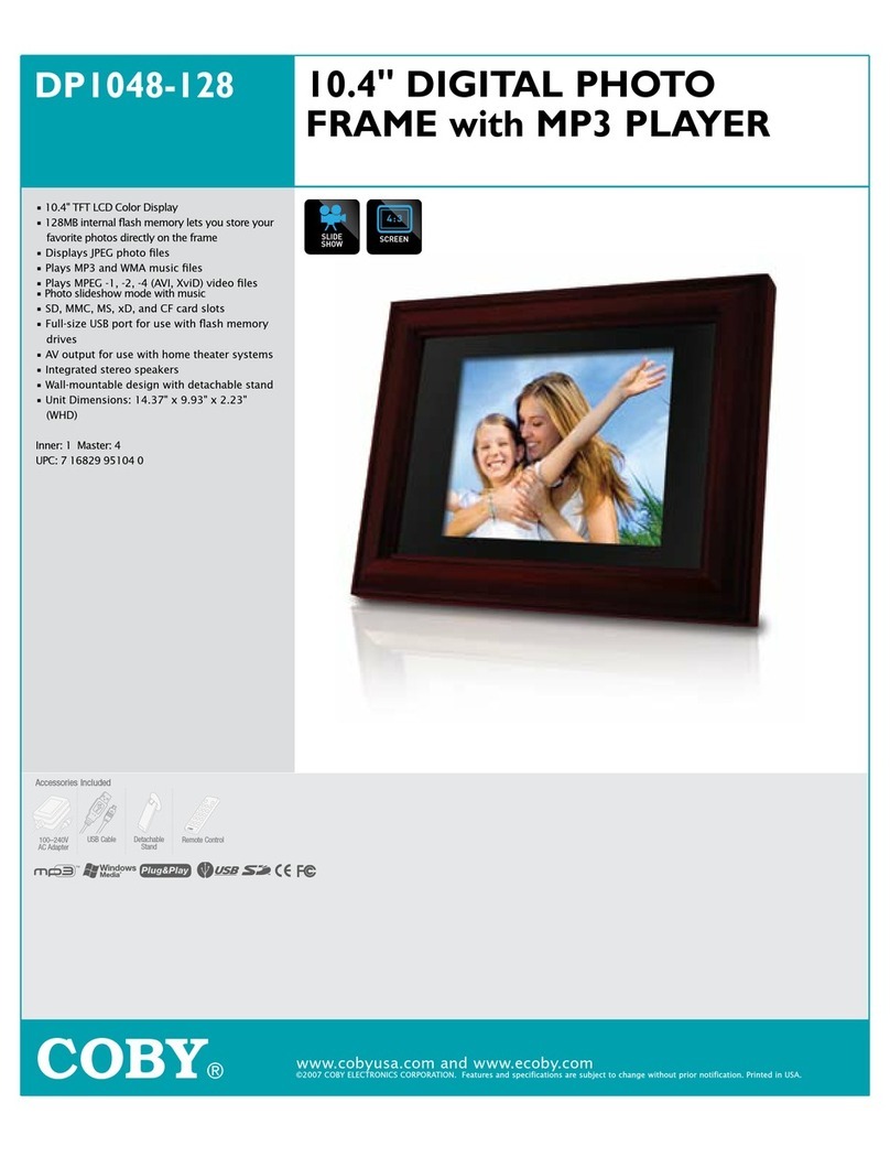 Coby DP-1048 User manual