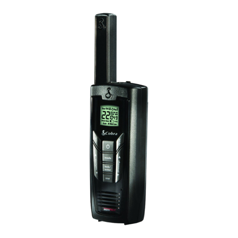 Cobra microTALK CXR925 User manual