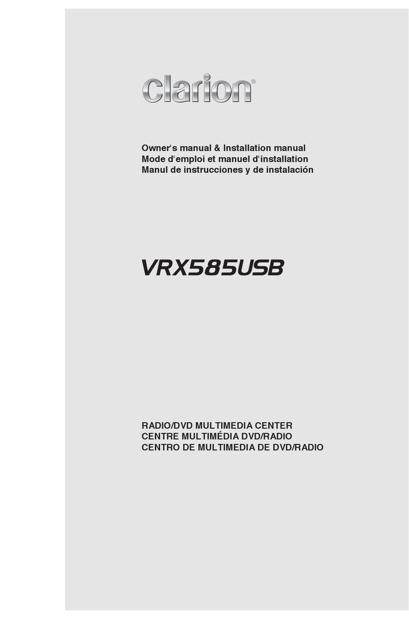 Clarion VRX585USB Repair manual