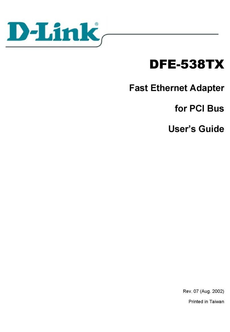 D-Link DFE-538TX User manual