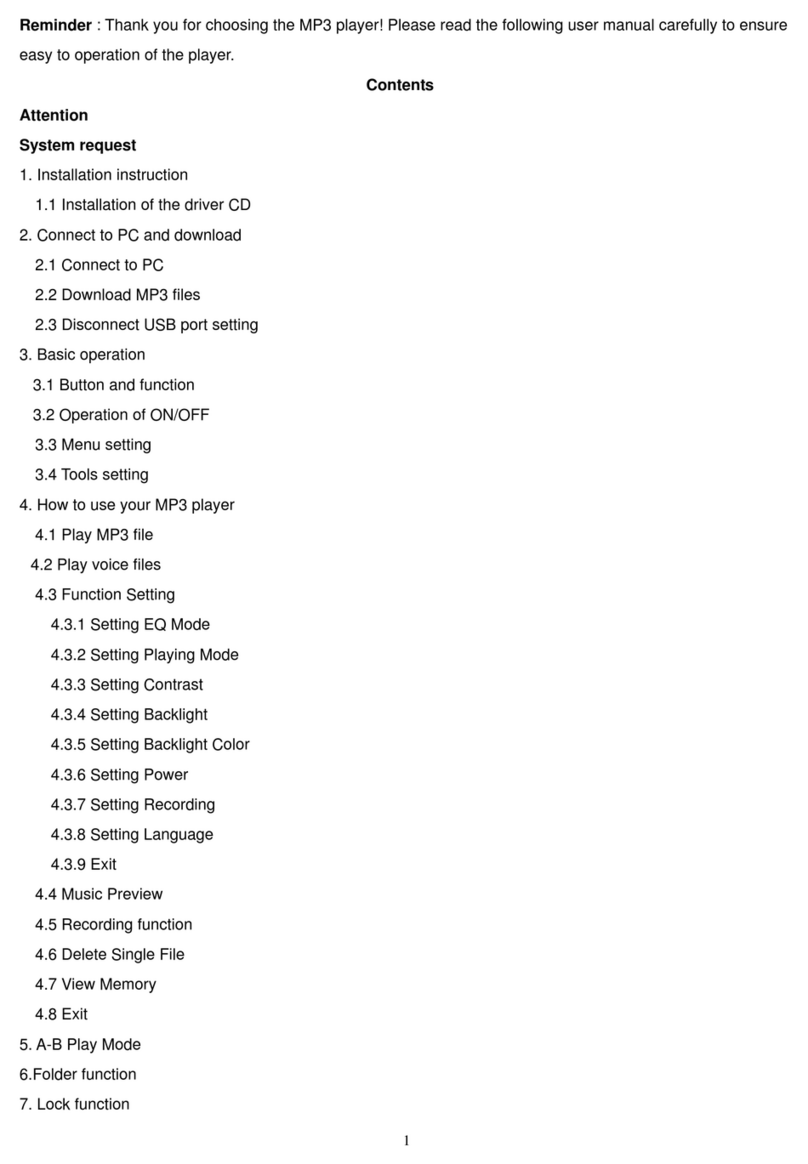 Curtis MP1003 User manual