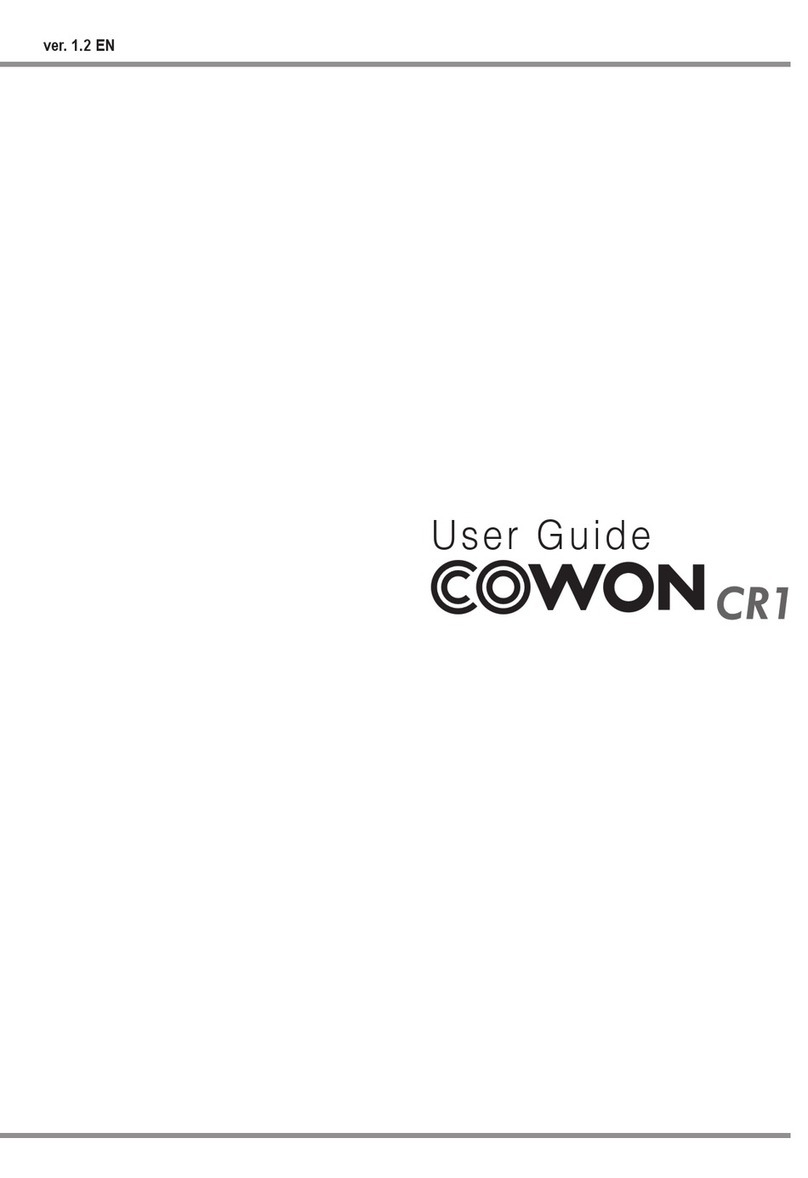 Cowon CR1 user guide