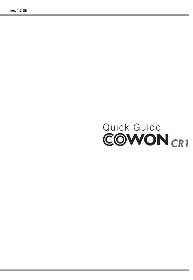Cowon CR1 quick guide