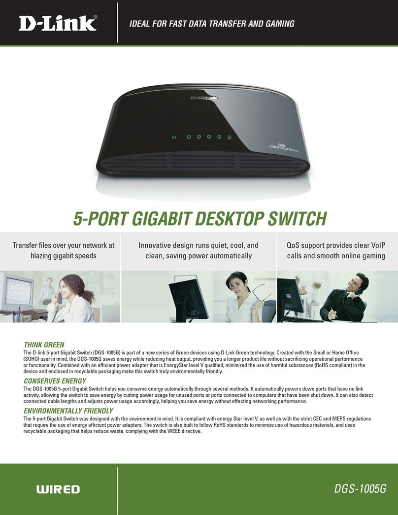 D-Link DGS-1005G User manual