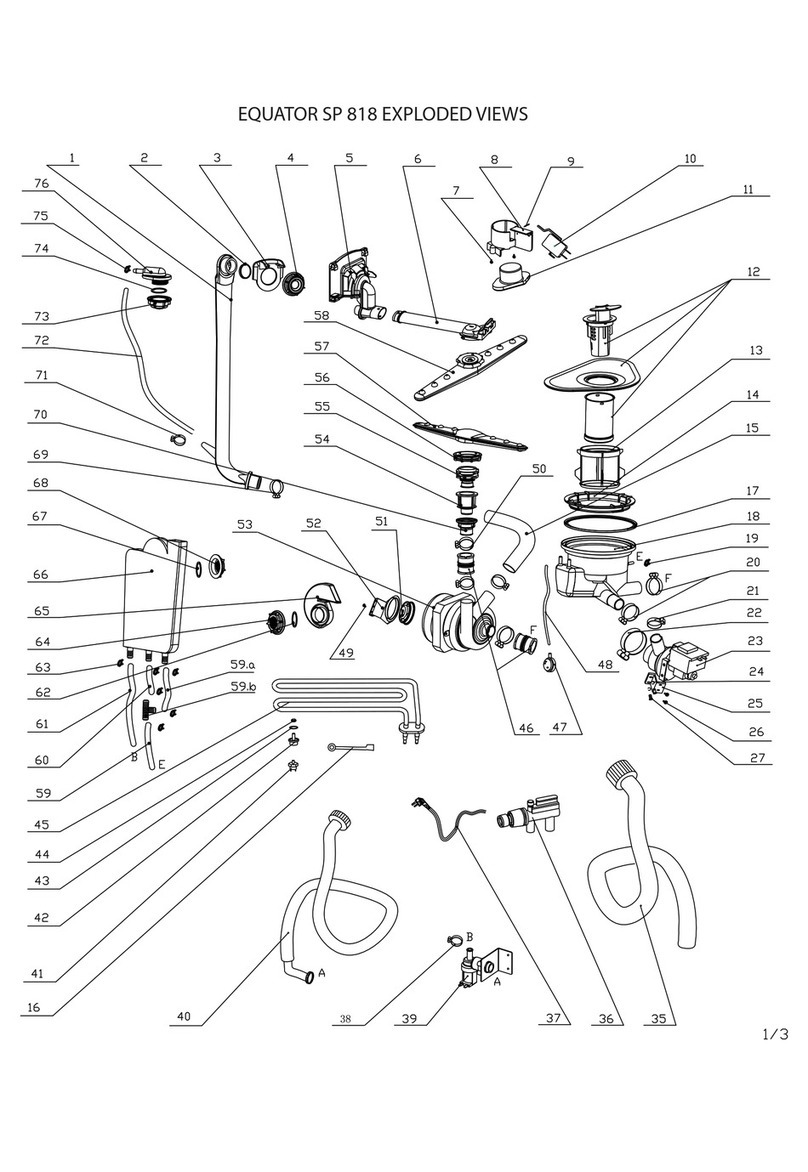 Equator SP 818 parts manual