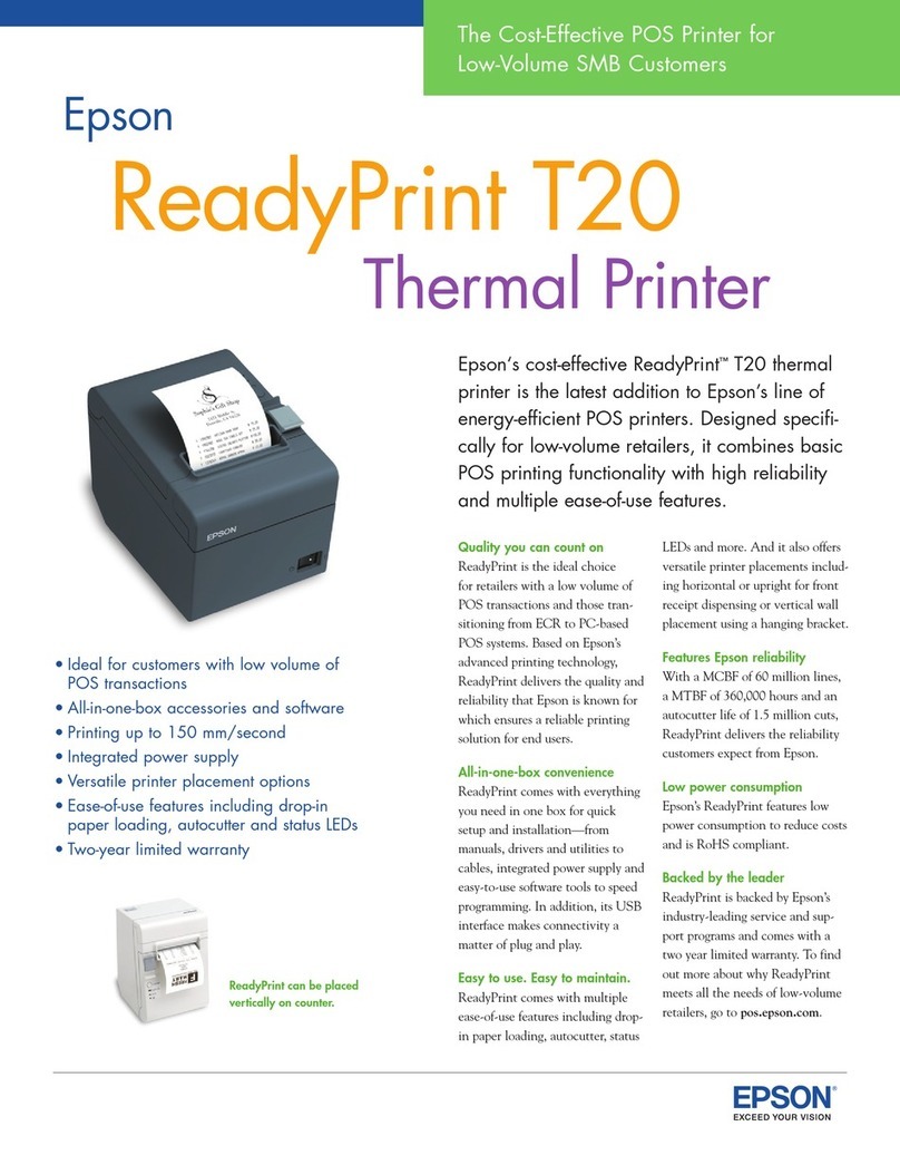 Epson Stylus T20 User manual