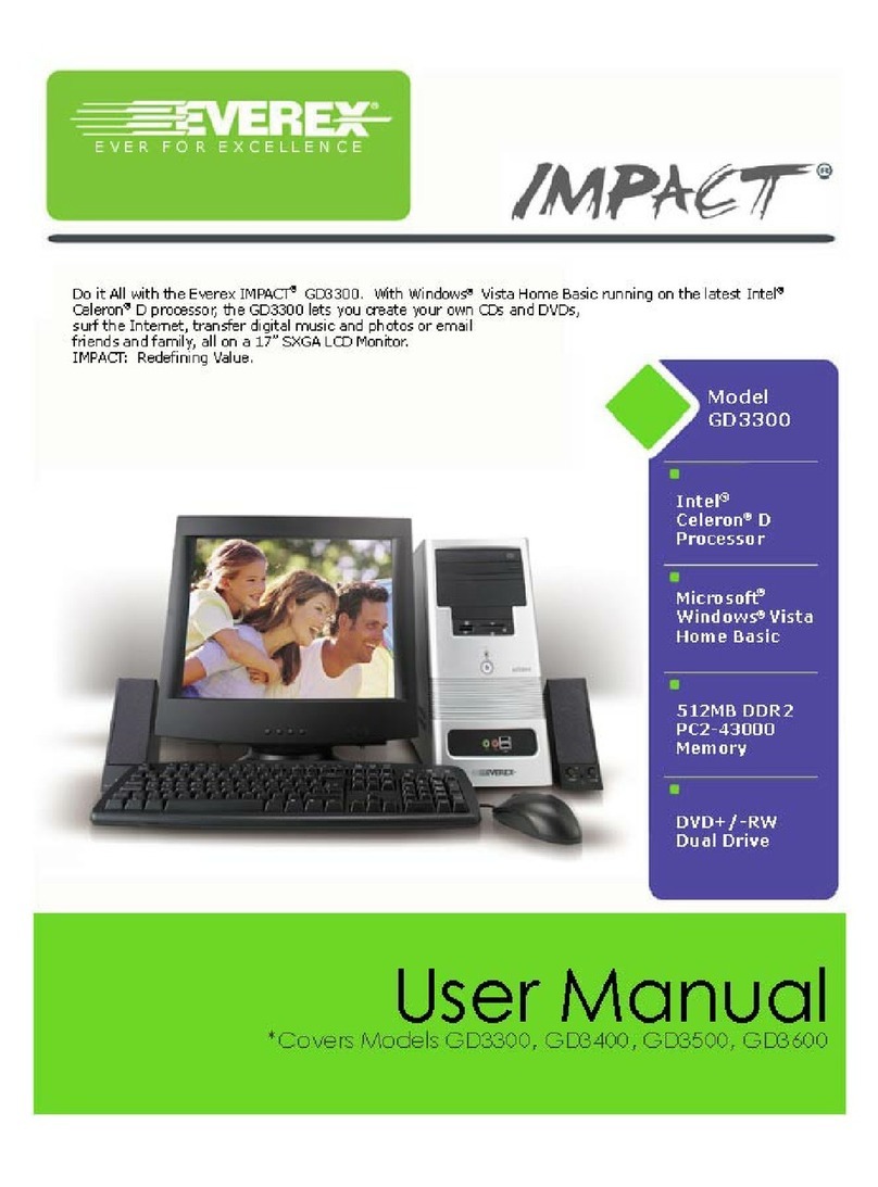 Everex Impact GD3300 User manual
