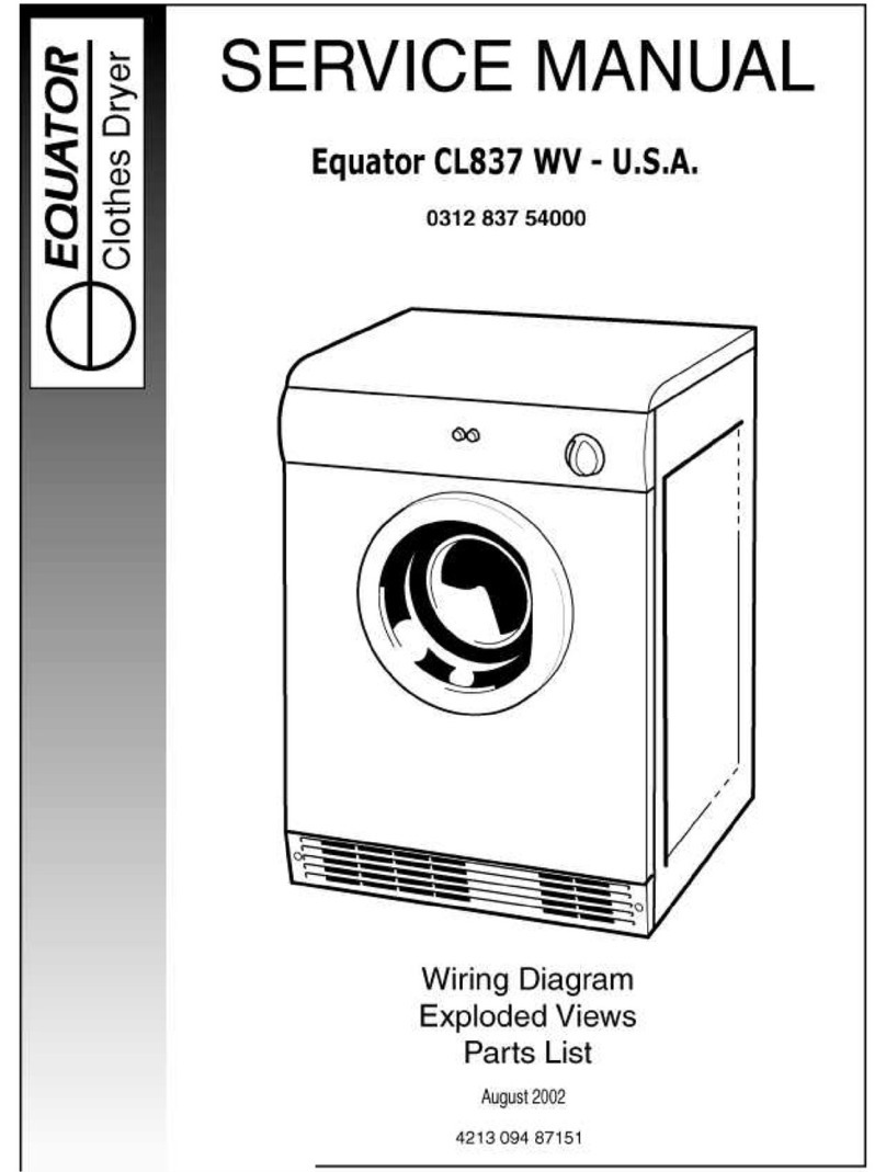 Equator CL837 User manual