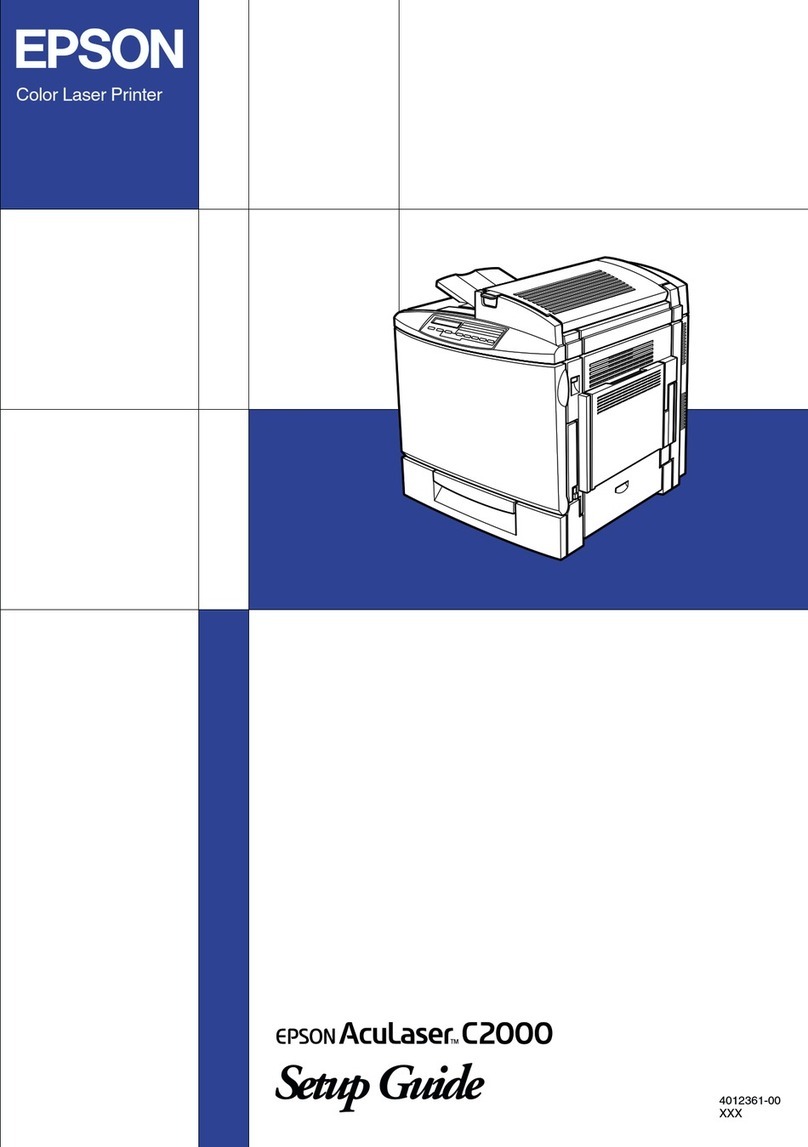 Epson AcuLaser C2000 User manual