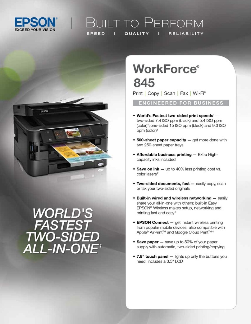 Epson WorkForce 845 User manual
